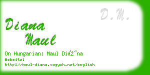 diana maul business card
